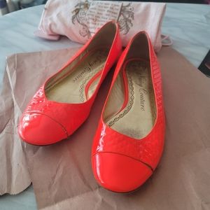 Juicy Couture Bright Patent Ballet Flats